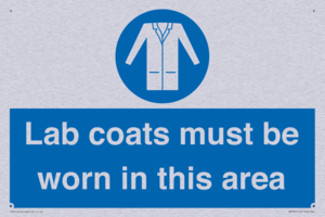 Lab coats must be worn in this area